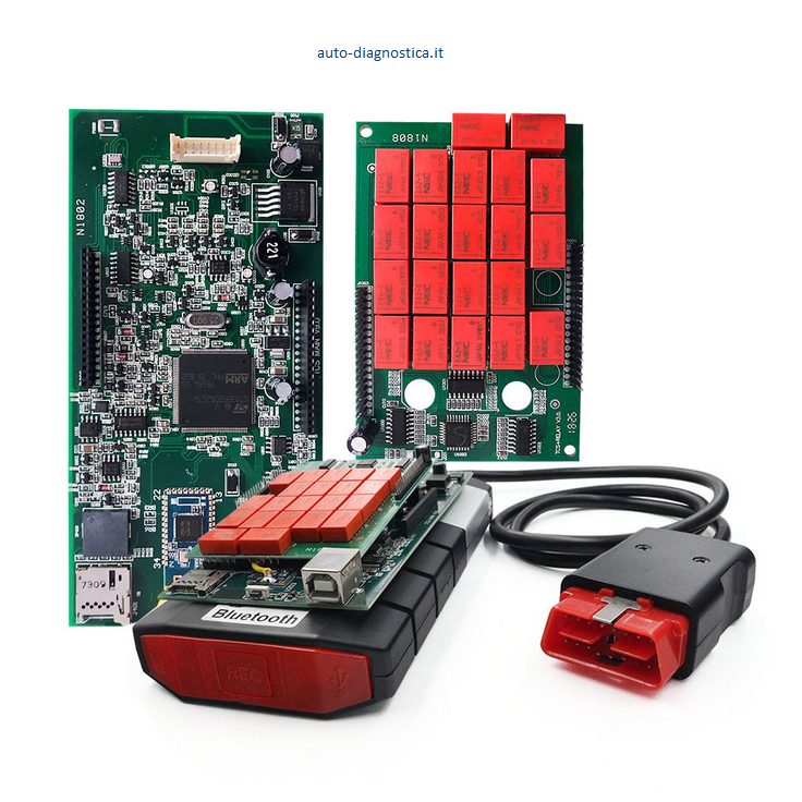 DELPHI DS 150 E L'ULTIMO MODELLO PRO CON 21 RELÈ E CHIP NEC PER LA DIAGNOSTICA AUTO 2023 BLUETOOTH FORNITI I SOFTWARE GRATIS DELPHI 2021.10 E AUTOCOM 2020.23.